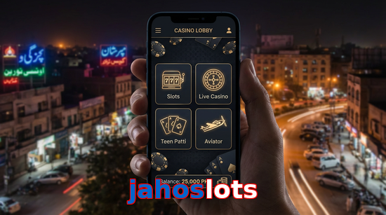 Main screen of Jahoslots app page for PK players