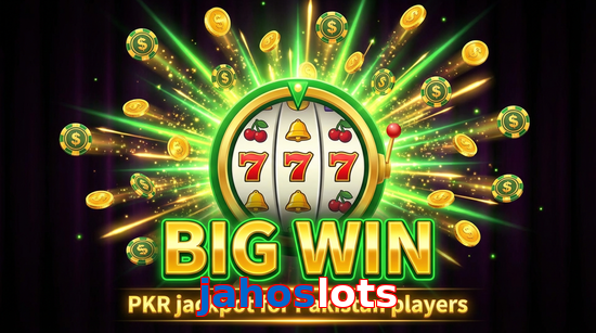 Big win animation on Jahoslots slot game