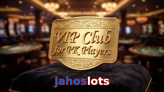 Main screen of Jahoslots vip page for PK players